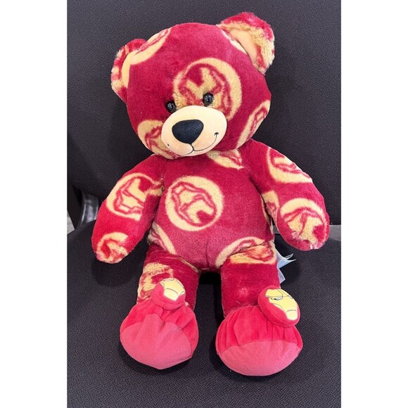 Build-A-Bear BAB Marvel Avengers IRON MAN Bear 16" Plush Soft Toy Teddy PRELOVED - Picture 1 of 10